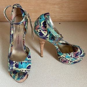 Chinese Laundry Multicolor Platform Heels